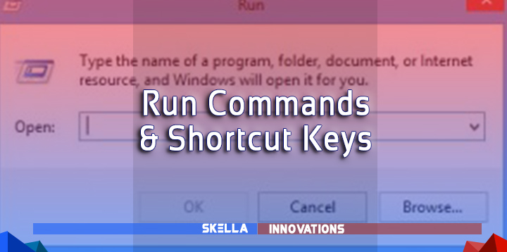 Learn Some of the Keyboard Shortcut Keys and Run Commands in Windows