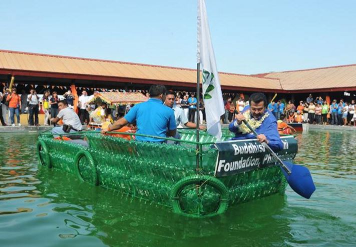 Plastic Bottle Rescue Boat