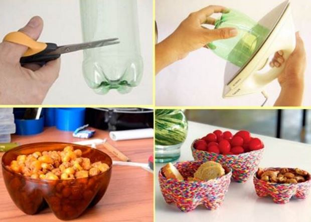 Snack Bowls plastic bottle