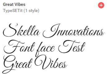 great vibes google font
